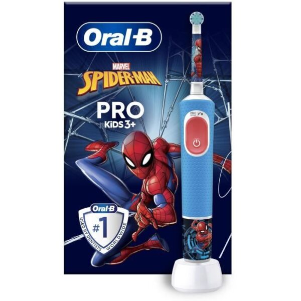 Brosse a dents électrique Oral-B Pro Kids 1 Manche Marvel Spider-Man