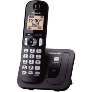 PANASONIC KX-TGC210 Téléphone Fixe sans Fil Solo Noir