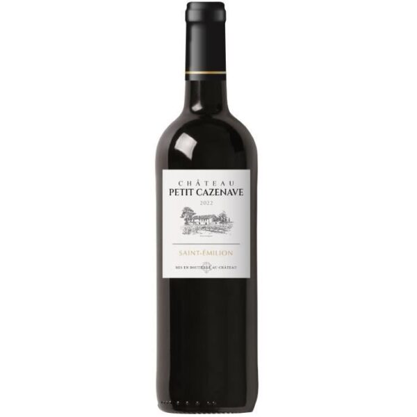Château Petit Cazenave 2022 Saint-Emilion - Vin rouge de Bordeaux