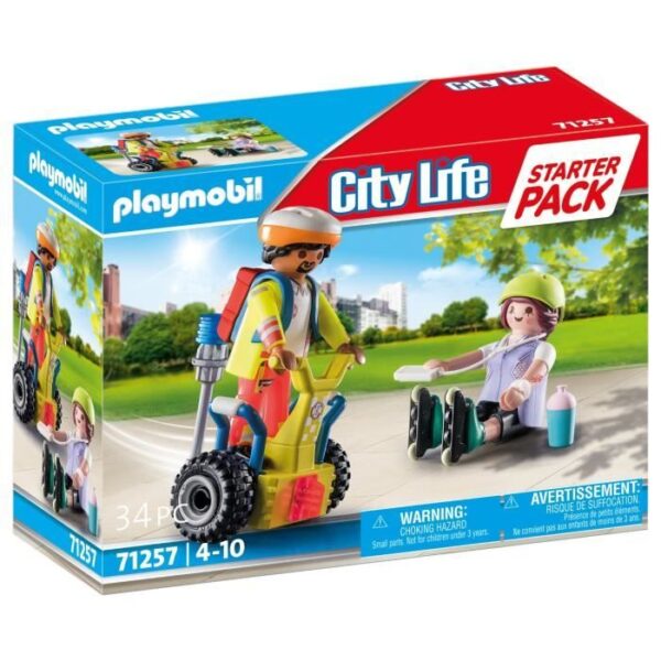 PLAYMOBIL 71257 Secouriste avec gyropode