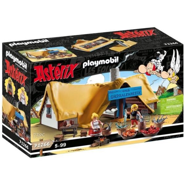 PLAYMOBIL 71266 Astérix Hutte d'Ordralfabetix