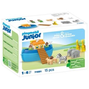 PLAYMOBIL Junior 71681 Arche de Noé transportable