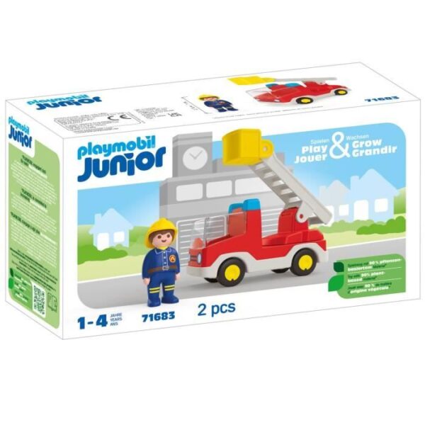 PLAYMOBIL Junior 71683 Camion de pompier