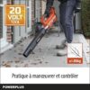 Souffleur batterie 20 Volts vitesse 145km – Image 6