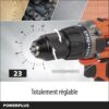 Perceuse visseuse sans fil 20V 50Nm - DUAL POWER POWDP15100 - Livrée sans batterie ni chargeur – Image 4