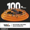 Dual Power Tronçonneuse Téléscopique a Batterie POWDPGSET42 -  40 V, Guide de 250 mm, Batterie et Chargeur Inclus – Image 6