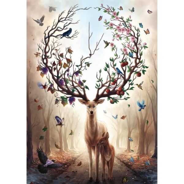 Puzzle 1000 pieces Cerf Fantaisie