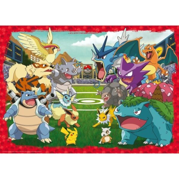 Puzzle 1000 pieces Pokémon l'affrontement