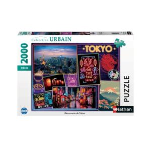 Puzzle 2000 pieces Découverte de Tokyo