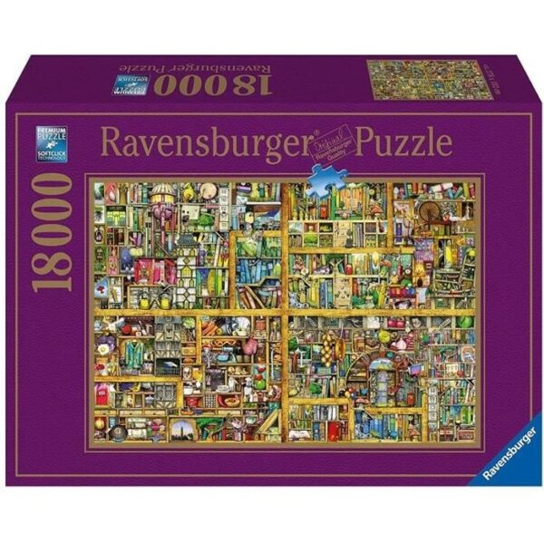 Puzzle 18 000 pieces Bibliotheque magique XXL