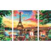 CreArt Paris format triptyque 80x50cm - Peinture par numéros  Des 12 ans  Ravensburger - 20134 – Image 3