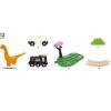 Circuit Dinosaure - Coffret Complet 12 pieces - Action de Jeu sans Pile - Dinosaure Inclus - Circuit de Train en Bois - BRIO World – Image 4