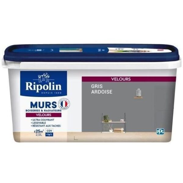 RIPOLIN Peinture Couleur Velours pour Murs
