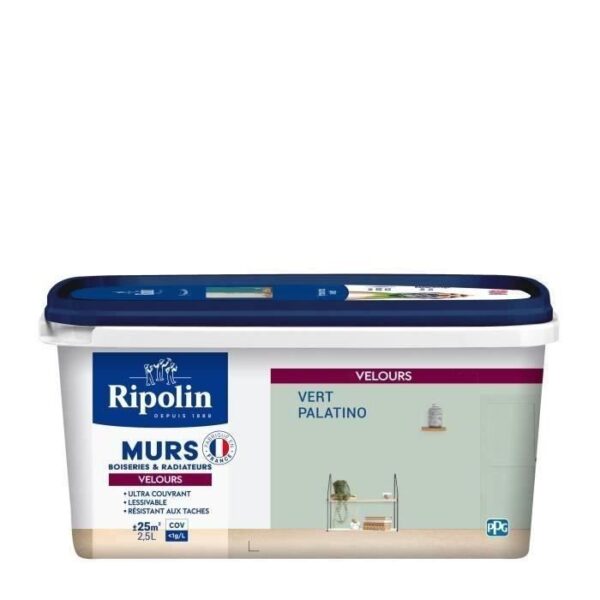 RIPOLIN Peinture Couleur Velours pour Murs