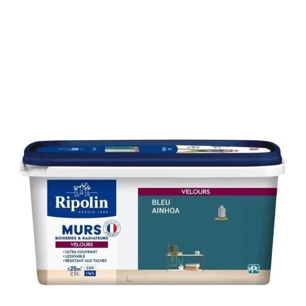 RIPOLIN Peinture Couleur Velours pour Murs