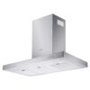 Hotte décorative ROSIeRES RTS900X - L 90 cm - Inox - 66 dB - 4 vitesses - Classse A - Eclairage LED