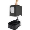 Maison toilette ROTHO MYPET BIALA - Filtre anti odeur - Récyclé et recyclable - Noir – Image 3