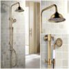 ROUSSEAU Colonne de douche sans robinet Retro vieux bronze – Image 2