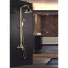 ROUSSEAU Colonne de douche avec robinet mitigeur mécanique Byron - Vieux bronze – Image 3