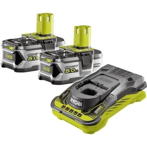 RYOBI - 2 batteries lithium+ 18V ONE+ 5
