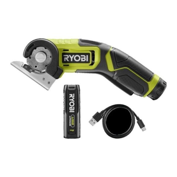 RYOBI - Mini-scie 4V USB Lithium - Câble USB C - 1 batterie 2