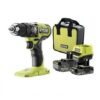 RYOBI - Perceuse-visseuse a percussion BRUSHLESS 18V ONE+ 54 Nm - 2 batteries 4 & 2 Ah