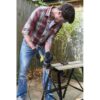 RYOBI - Meuleuse d'angle 600 W diam. 115 mm - 13 000 tr/min + disque a ébarber le métal 115 mm & et 1 clé de service - RAG600-115G – Image 2