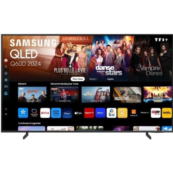 Samsung 75Q60D - TV QLED 75 (190 cm) - 4K UHD 3840x2160 - HDR - Smart TV - Gaming Hub - 3xHDMI - 3xHDMI - WiFi