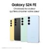 Samsung Galaxy S24 FE Smartphone 256 Go Jaune – Image 2