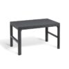 Salon de jardin - en résine aspect rotin tressé - Allibert by KETER - 5 personnes - SanRemo - Gris graphite – Image 4