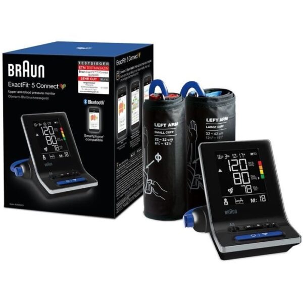 Tensiometre Braun Tensiometre intelligent ExactFit 5 Connect - BUA6350EU