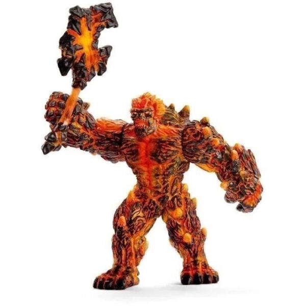 Golem de lave avec arme