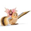 Figurine SCHLEICH Elfe a dos de chouette scintillante V2 - Gamme bayala – Image 2