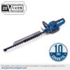 Taille-haies sans fil BC-HT720-X - longueur de coupe de 65cm - SCHEPPACH 20V IXES - sans batterie ni chargeur – Image 2
