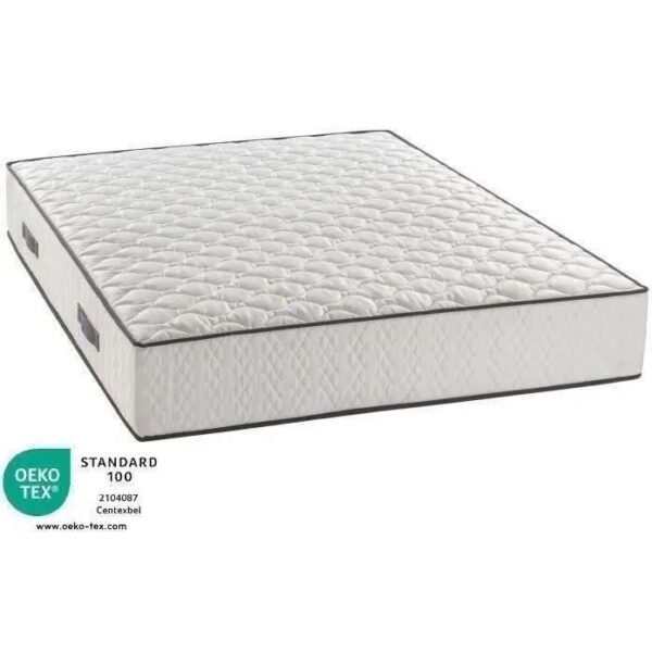 DEKO DREAM Détente 24 cm Matelas 140 x 200 cm - 580 ressorts ensachés - 7 zones - Equilibré - réversible - fabriqué en Belgique
