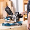 Scie a onglet radiale - SCHEPPACH - HM 185 - 1400 W - Lame Ø 185 mm - Bois – Image 3