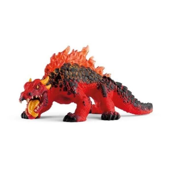 Lezard de Lave - Figurine Schleich Réaliste - Monstre de Lave Mythique et Féroce - Figurine Lézard Hautement Détaillée pour Garçons