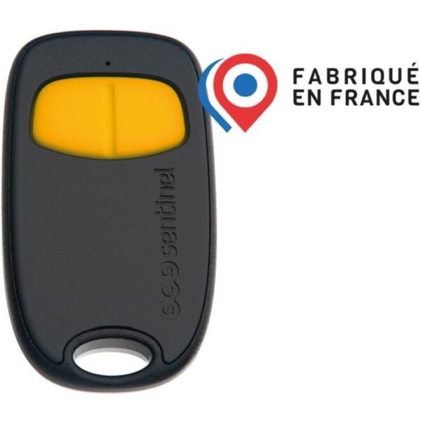 Télécommande 2 canaux - SCS SENTINEL - SimplyControl - Jaune