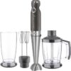 Mixeur plongeant 4 en 1 - SENCOR - SHB 5608BK-EUE3 - 1200 W - Technologie TITANIUM QuadBlade - Noir – Image 2