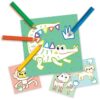 Kit 3 en 1 Peinture au doigt, coloriage et formes autocollantes SES CREATIVE My first – Image 5