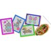 SES CREATIVE - J'apprends a broder - Cartes préimprimées et perforées - Toile a gros trous - Pour enfant de plus de 3 ans – Image 2