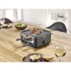 Raclette Gril - SEVERIN - RG2360 - 4 pers. - Compacte - Plaque 24 x 24 cm - Inclus 4 Poelons et spatules - Noir – Image 3