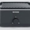 Raclette Gril - SEVERIN - RG2360 - 4 pers. - Compacte - Plaque 24 x 24 cm - Inclus 4 Poelons et spatules - Noir – Image 4