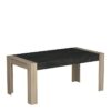 Ensemble Enfilade 4 portes + Vitrine 2 portes + Table L 170 cm SHEFFIELD - Chene Kronberg – Image 3