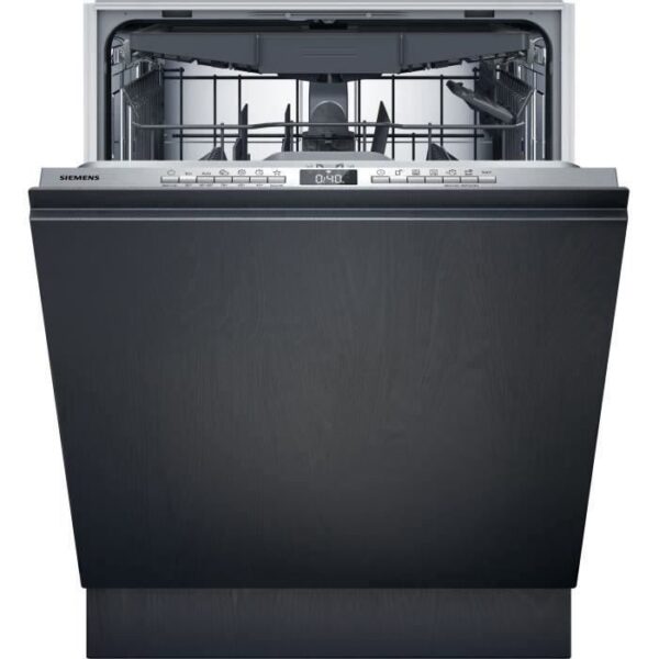 Lave-vaisselle tout intégrable SIEMENS iQ300 SN63HX10VF - 14 couverts - L60cm - 46 dB - 6 programmes - tiroir a couverts