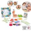 Smoby - Loisirs créatif - Set de création fleurs objets décoratifs - 200 accessoires - Fabriqué en France – Image 2