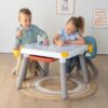 Smoby - Table enfant Créative - Feutre effacable pour la table + 2 grandes feuilles de coloriage - 3 rangements - Des 3 ans – Image 3