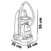 SMOBY - Chariot de ménage + aspirateur électronique avec bruit d'aspiration - 9 Accessoires - Piles Incluses - des 3 ans – Image 4