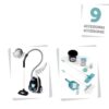 SMOBY - Chariot de ménage + aspirateur électronique avec bruit d'aspiration - 9 Accessoires - Piles Incluses - des 3 ans – Image 6