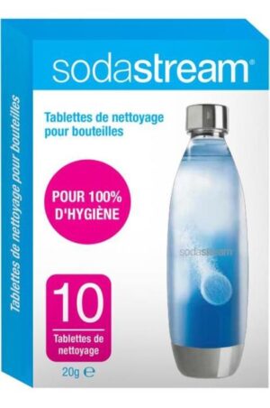 Accessoire machine a soda Sodastream Pastilles - TABLETTES DE NETTOYAGE X10